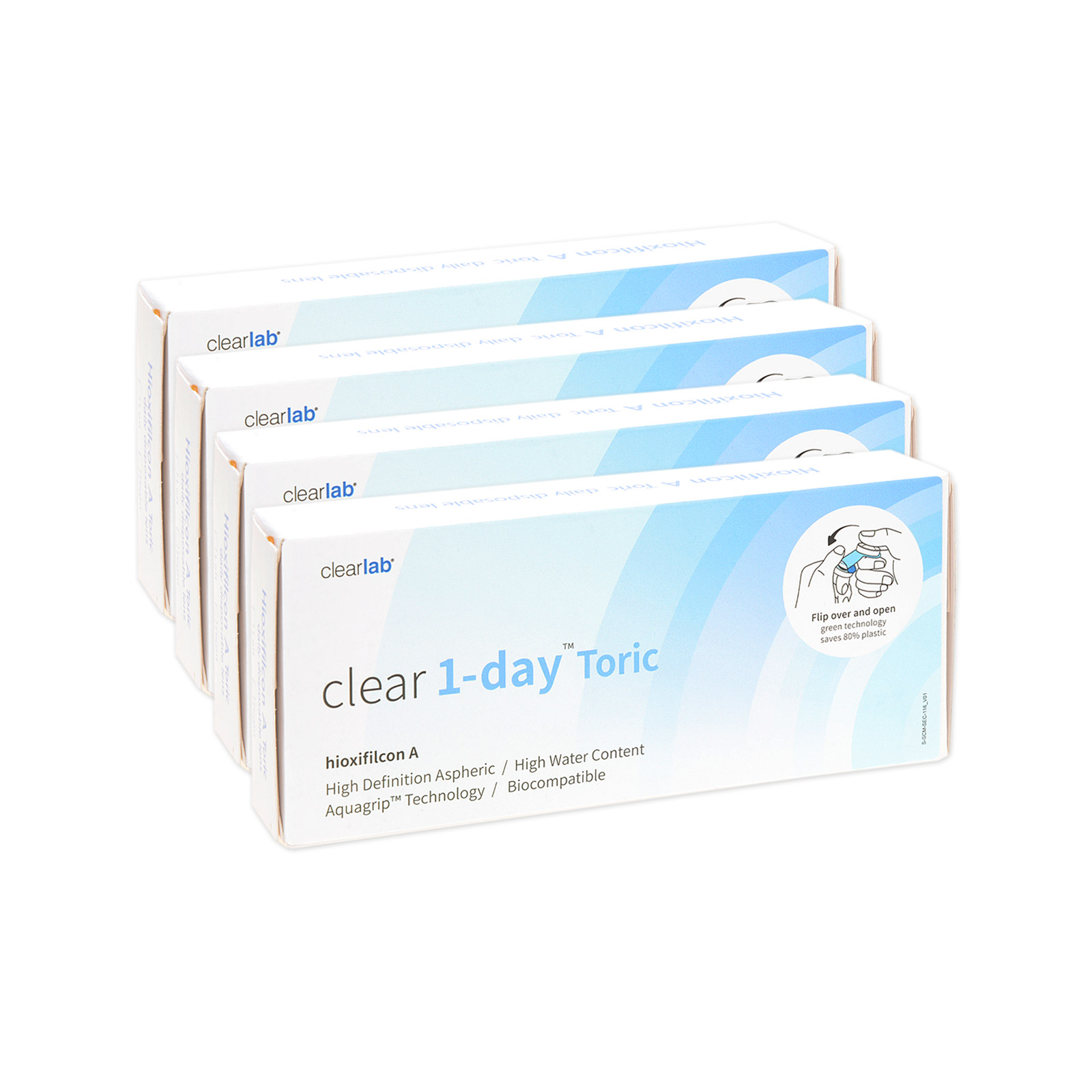 Clear 1-day toric