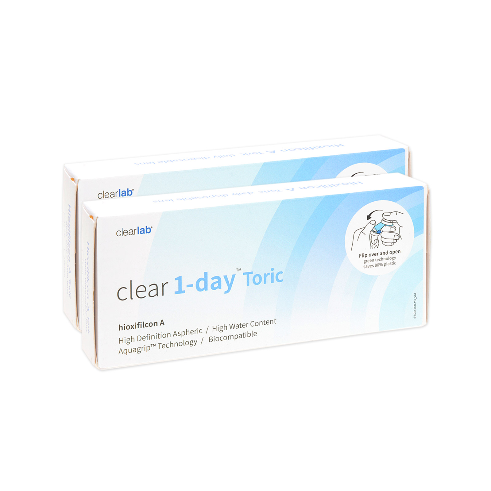 Clear 1-day toric