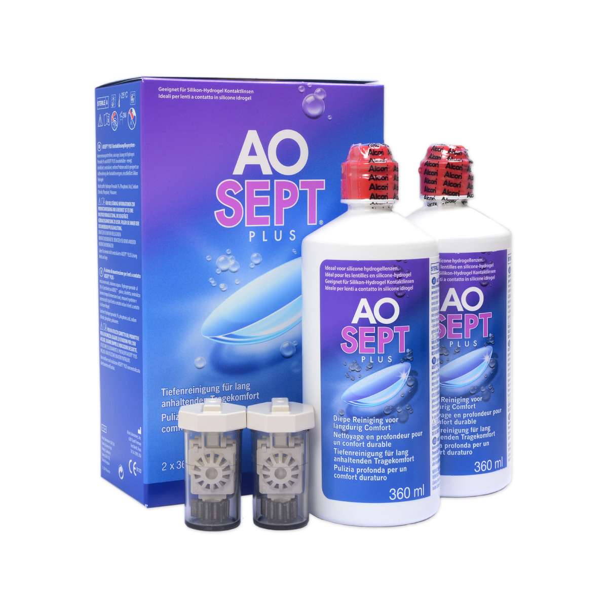 AoSept Plus Pflegemittel für Kontaktlinsen von Alcon Vision Contact